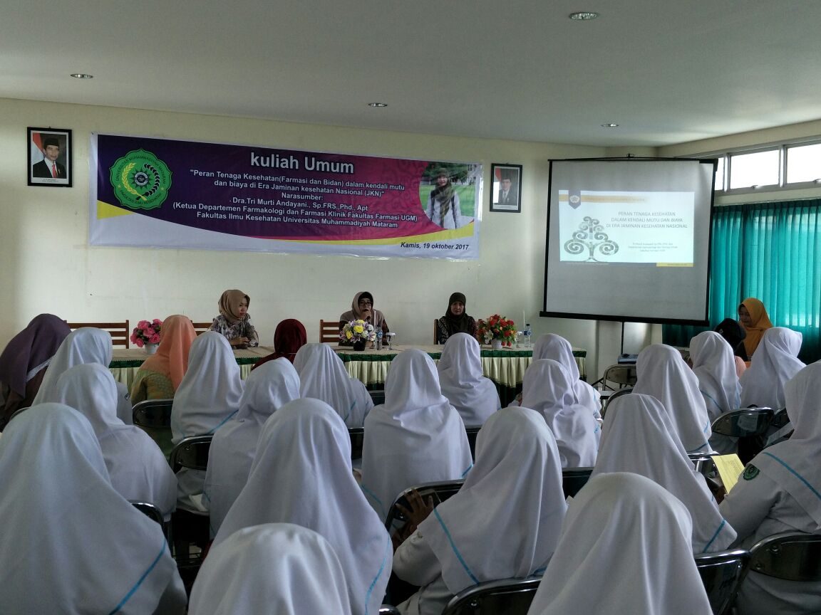 Kuliah Umum Peran Tenaga Kesahatan Farmasi dan Bidan