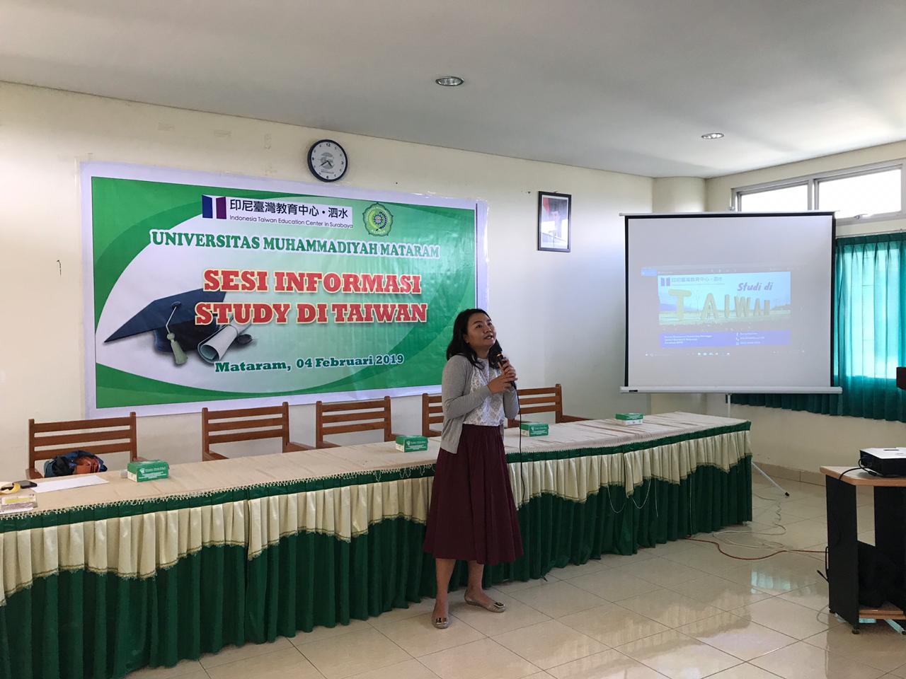 Sosialisasi Studi di Taiwan