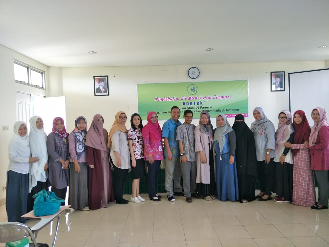 Pertemuan Pembimbing Pendidik dan Pembimbing Lahan Praktik Kerja Farmasi “Apotek”