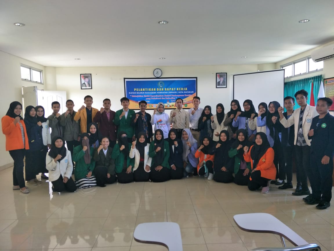 Pelantikan dan Rapat Kerja Ikatan Seluruh Mahasiswa Kesehatan (Ismakes) Kota Mataram