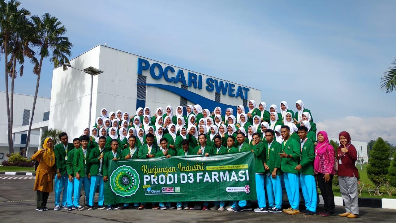 Kunjungan Industri Program DIII Farmasi UMMat ke PT. Amerta Indah Otsuka