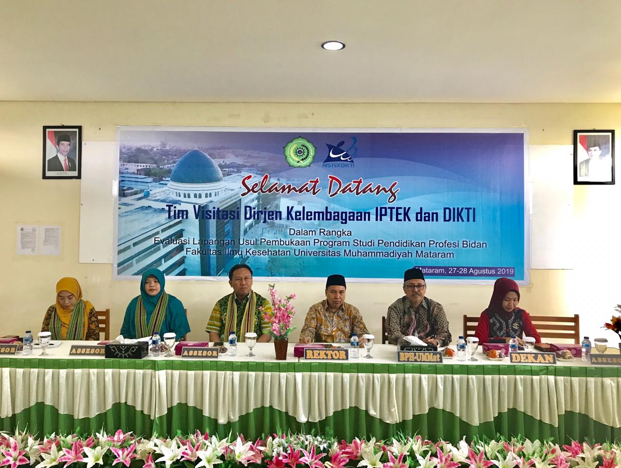 Evaluasi Lapangan Usul Pembukaan Program Studi Pendidikan Profesi Bidan UMMat