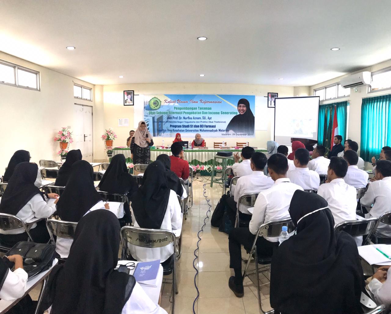 Kuliah Umum Ilmu Kefarmasian “Pengembangan Tanaman Obat Sebagai Alternatif Pengobatan dan Income Generating”