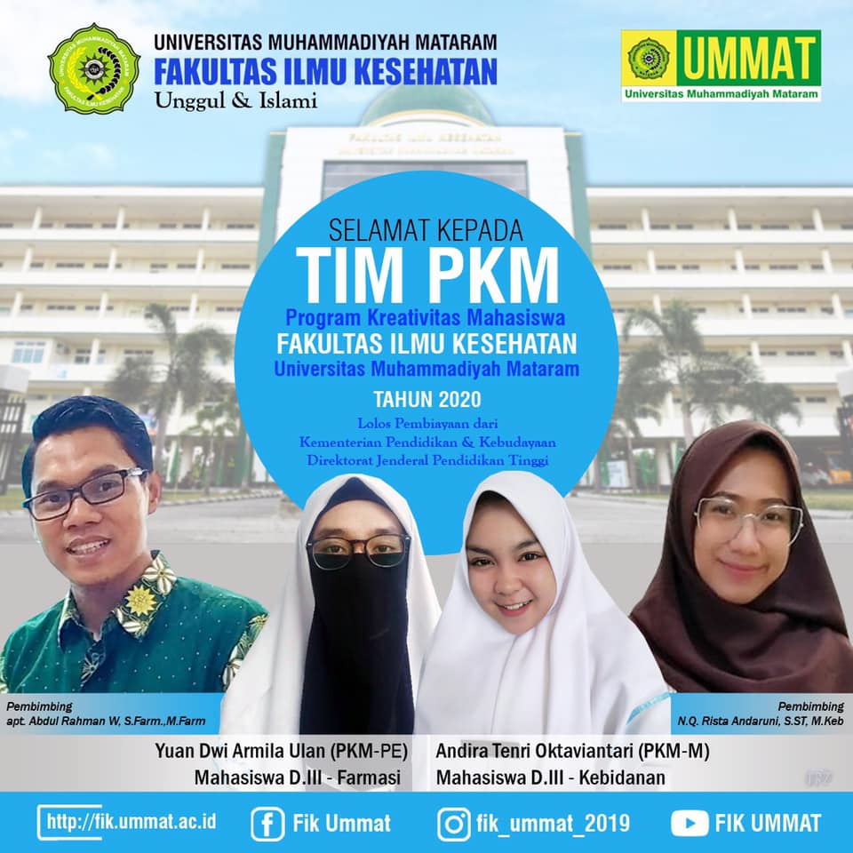 FIK UMMAT Meraih Hibah PKM Kemendikbud 2020