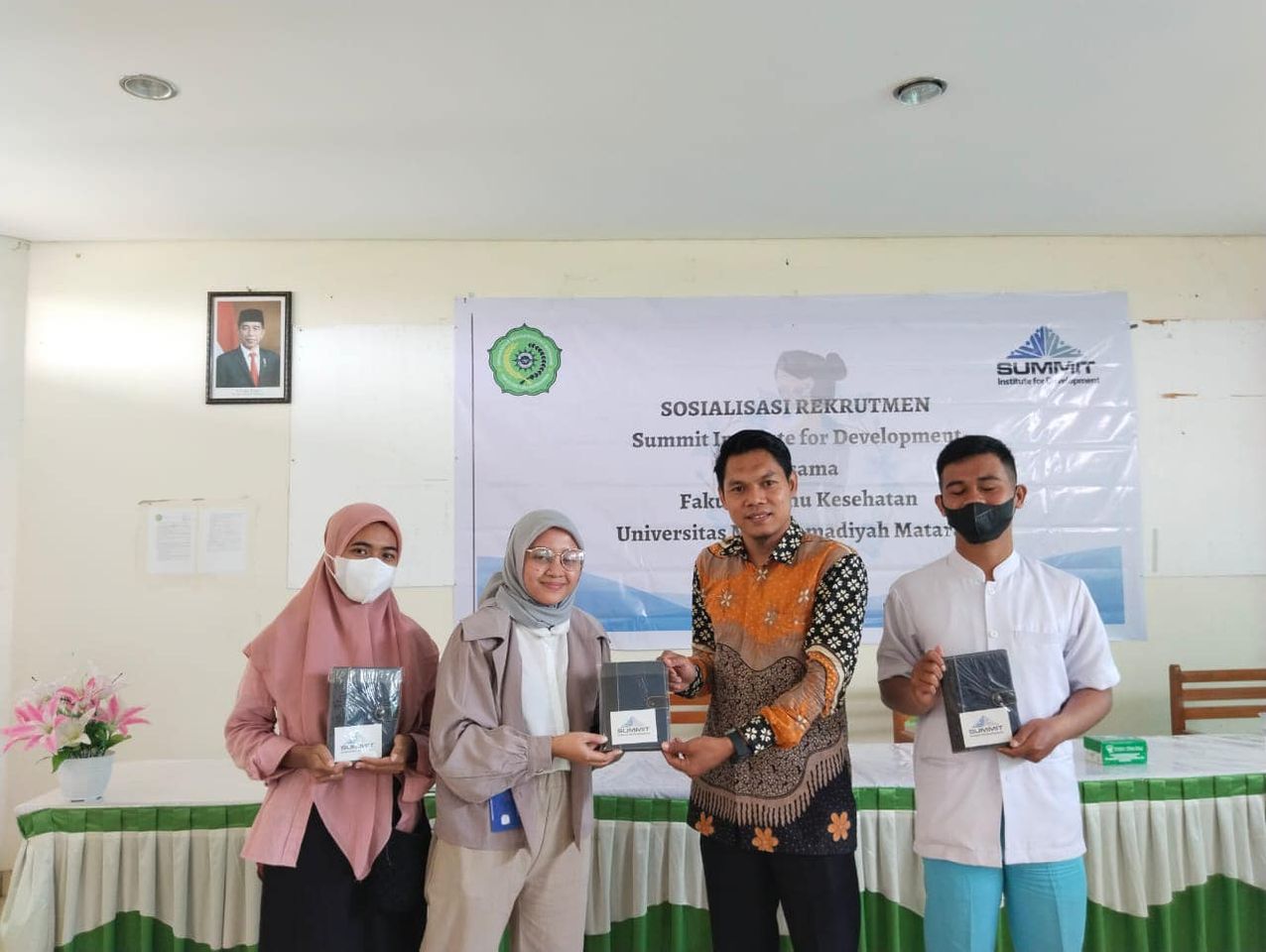 Sosialisasi dan Rekrutment Tenaga Tim Peneliti FIK UMMAT oleh Summit Institute For Development