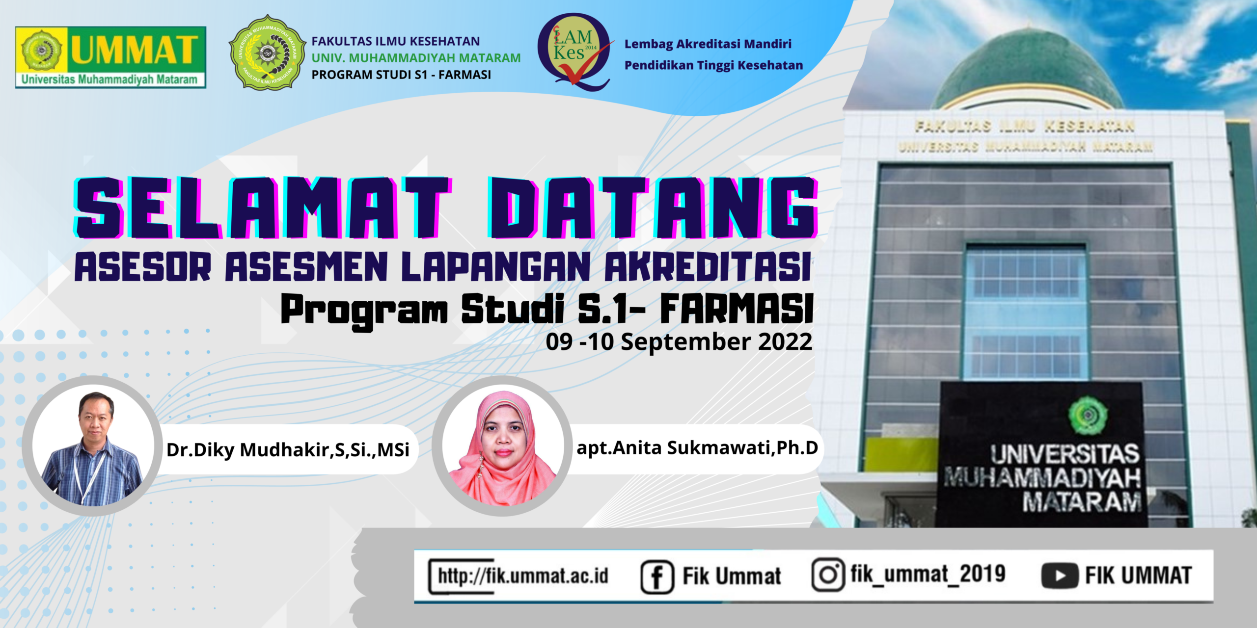 Asesmen Lapangan Luring Akreditasi Program Studi S1 Farmasi FIK UMMAT