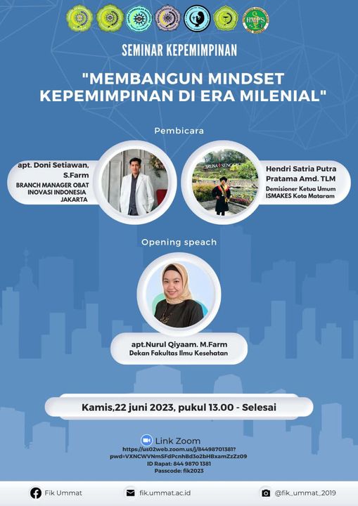 PELANTIKAN ORMAWA FIK UMMAT YANG DI RANGKAI KAN DENGAN SEMINAR KEPEMIMPINAN