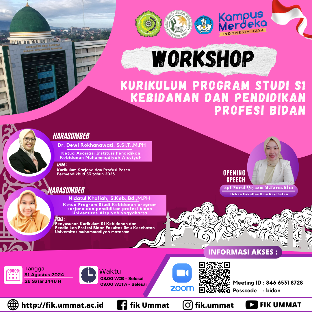 Workshop Kurikulum Program Studi S1 Kebidanan dan Pendidikan Profesi Bida